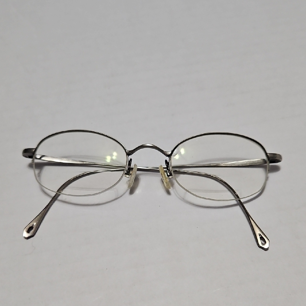 Perry Ellis Elegant Silver Women's Eyewear Glasses Frame Only Lightweight